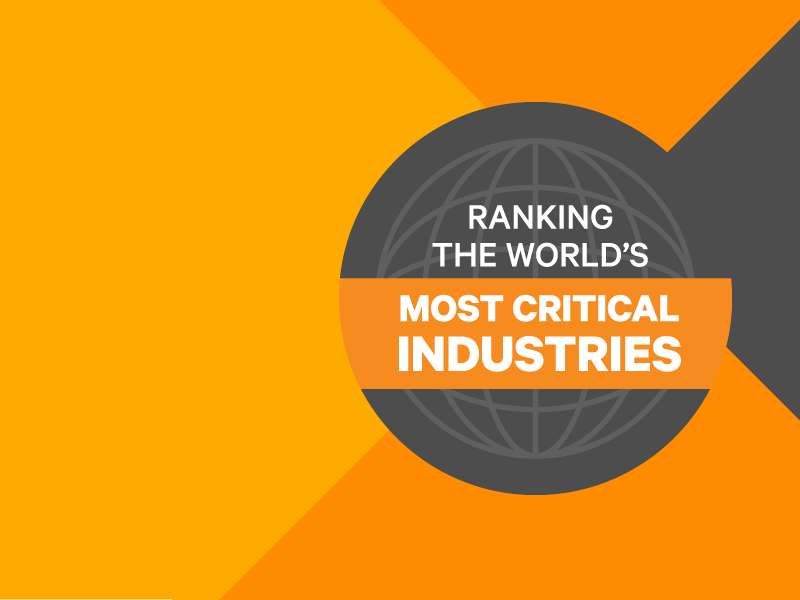Ranking the World's Most Critical industries Image